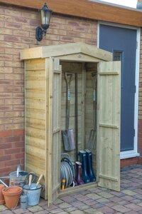 Apex Tall Garden Storage - Pressure Treated (Home Delivery)