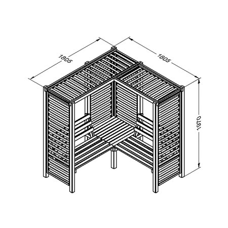 Firenze Corner Arbour - image 10