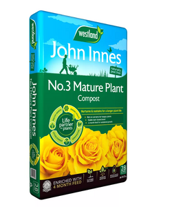 John Innes Peat Free No.3 Mature Plant Compost 28L