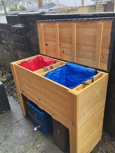 Recycle Storage Double Decker with EPDM (waterproof) Lid