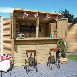 Shiplap Pressure Treated 6x3 Pent Garden Bar (Home Delivery) - image 2