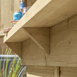 Shiplap Pressure Treated 6x3 Pent Garden Bar (Home Delivery) - image 9